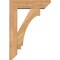 Ekena Millwork Imperial Slat Smooth Bracket w/ Offset Brace, Western Red Cedar, 5 1/2"W x 18"D x 26"H BKT0604X18X26IMP06SWR - alternate 2